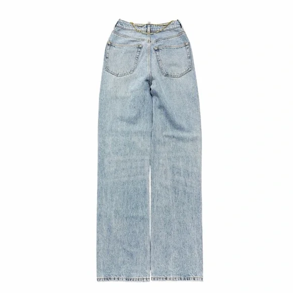 Alexander Wang Light Wash Chain Jeans Size 24